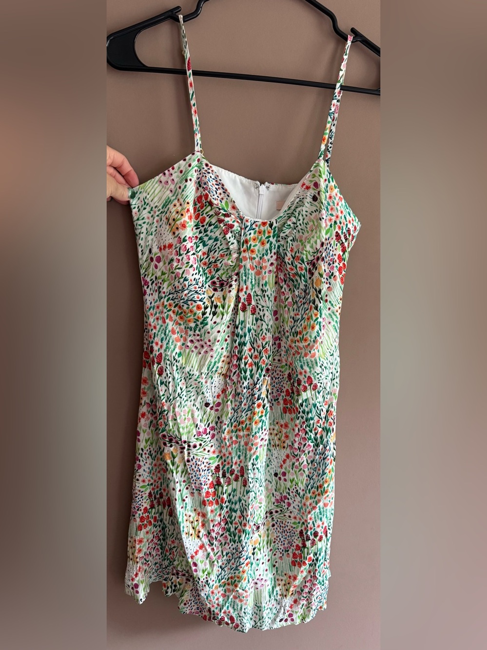 Hutch x Anthropologie Wildflower Slip Mini Dress